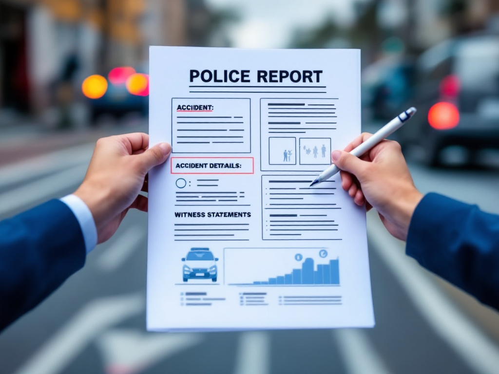 how to read a police report after an accident