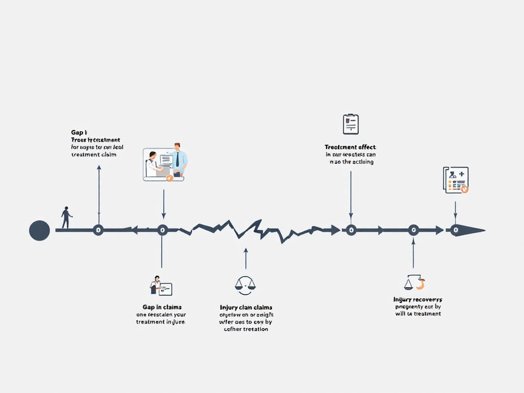 gap in treatment effect on injury claim