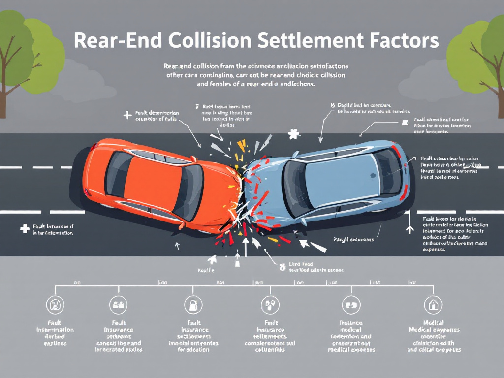 rear end collision settlement factors