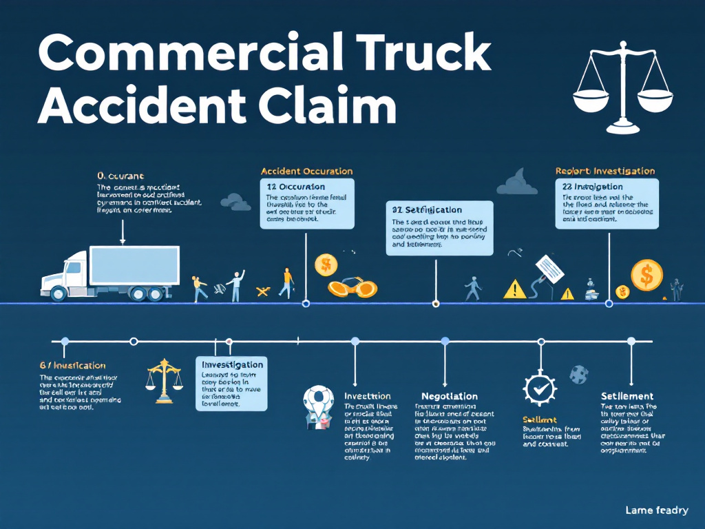commercial truck accident claim timeline