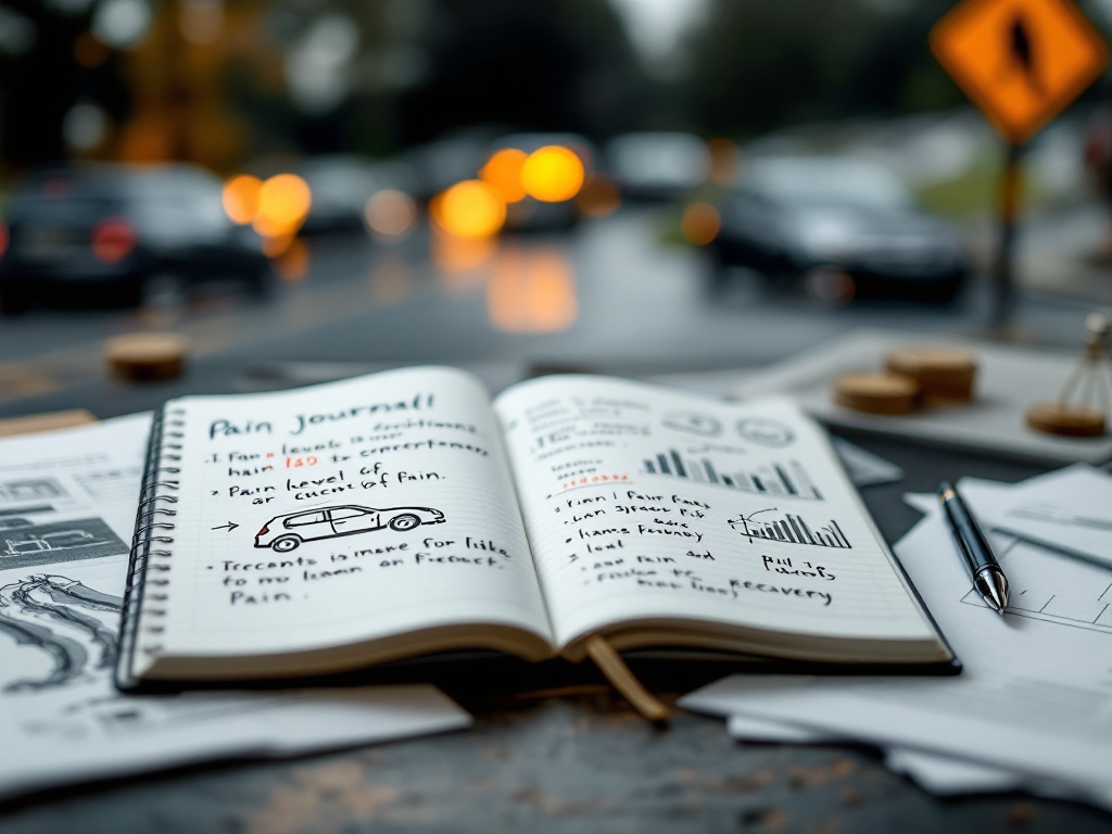 pain journal for car accident evidence